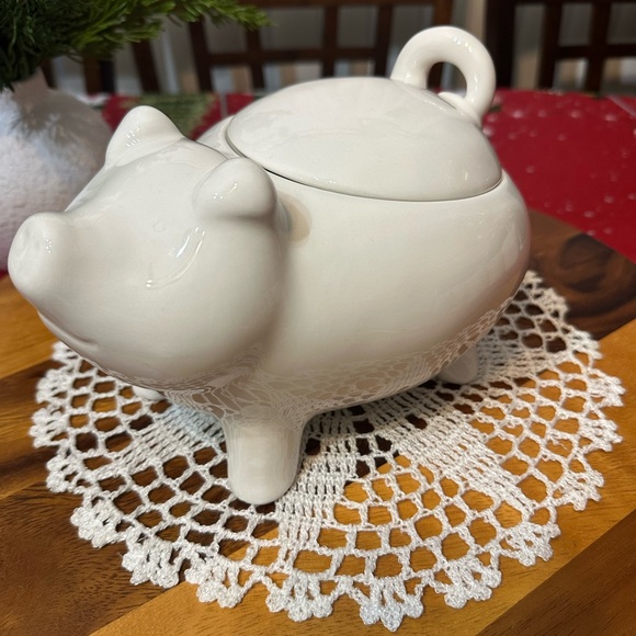ceramic “LITTLE PIGGY 🐖” canister - Picture 6 of 12